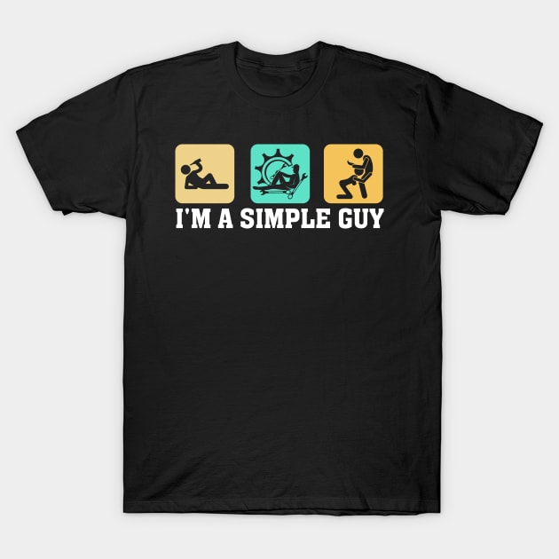 I'M A SIMPLE GUY MECHANIC T-Shirt by Tee-hub